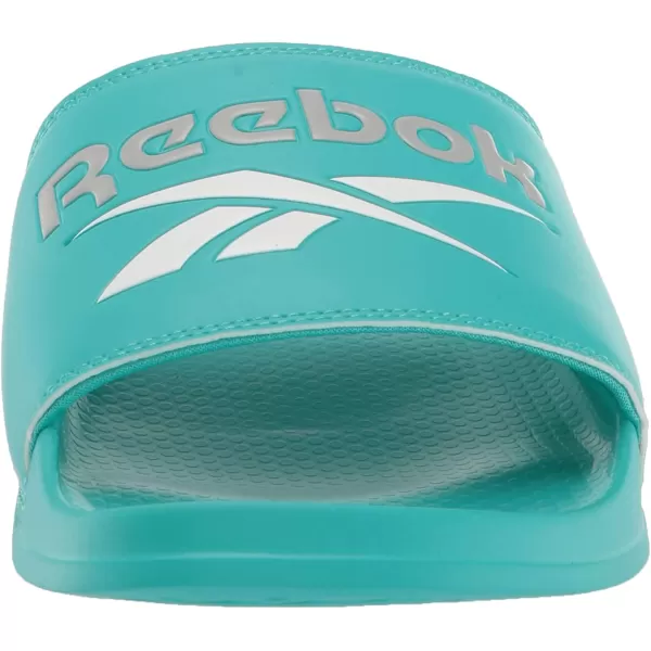 imageReebok UnisexAdult Classic Slides SneakerClassic TealWhitePure Grey