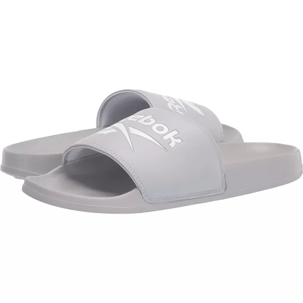 imageReebok UnisexAdult Classic Slides SneakerCold GreyWhite