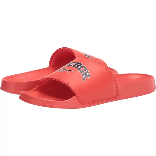 imageReebok UnisexAdult Classic Slides SneakerDynamic RedVector NavyWhite
