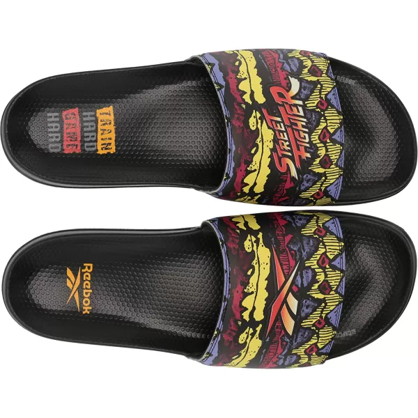 imageReebok UnisexAdult Classic Slides SneakerStreet FighterCore Black