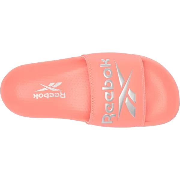 imageReebok UnisexAdult Classic Slides SneakerTwisted CoralOrange Flare
