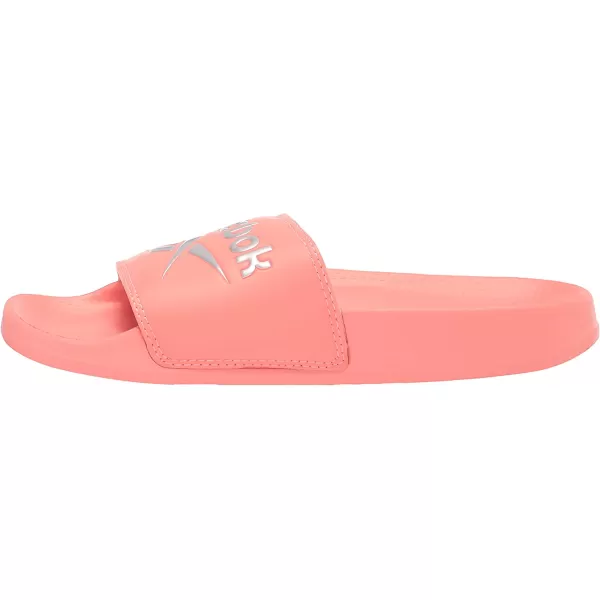 imageReebok UnisexAdult Classic Slides SneakerTwisted CoralOrange Flare