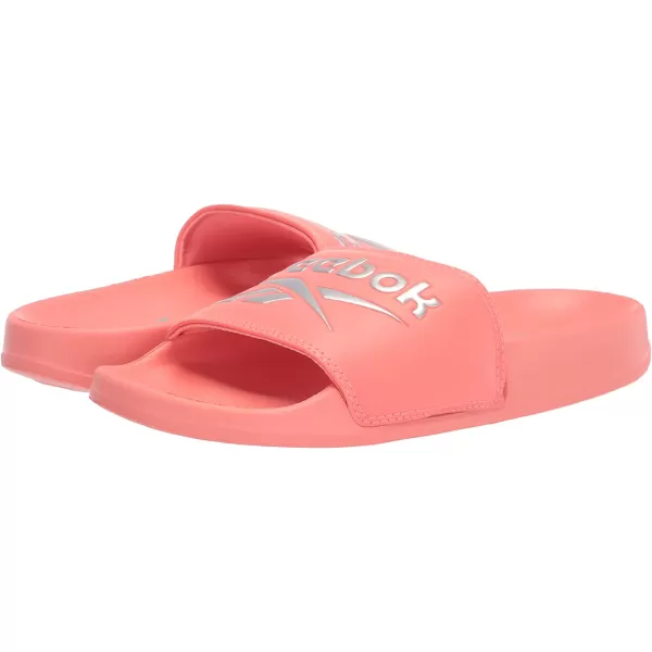 imageReebok UnisexAdult Classic Slides SneakerTwisted CoralOrange Flare
