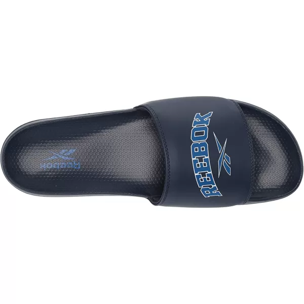 imageReebok UnisexAdult Classic Slides SneakerVector NavyVector BlueWhite