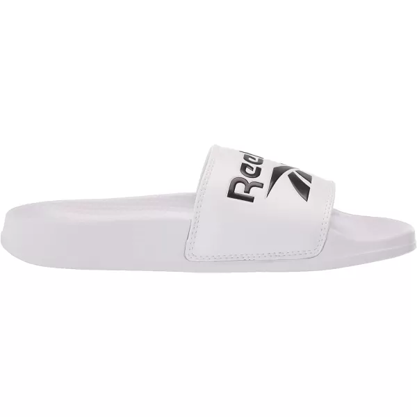 imageReebok UnisexAdult Classic Slides SneakerWhiteBlackWhite
