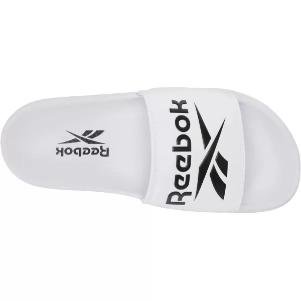 imageReebok UnisexAdult Classic Slides SneakerWhiteBlackWhite