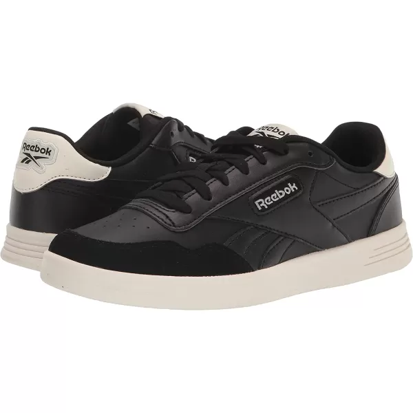 imageReebok UnisexAdult Court Advance SneakerBlackChalkBlack