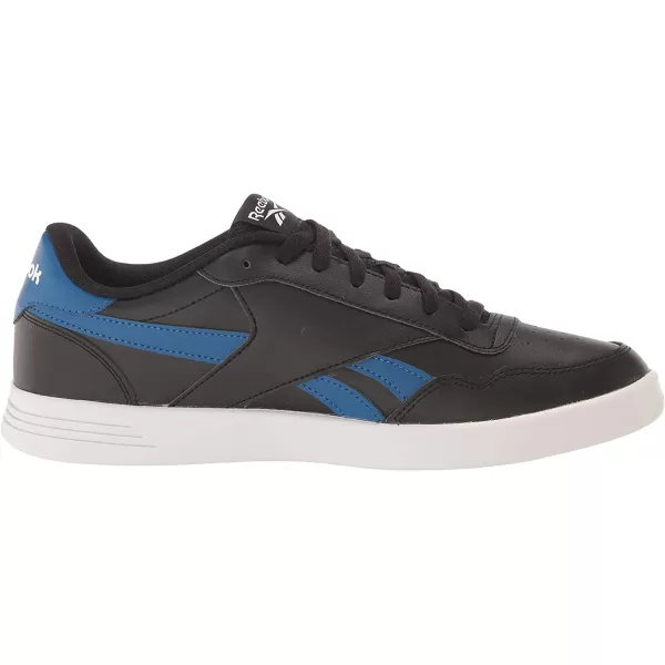imageReebok UnisexAdult Court Advance SneakerBlackwhiteVector BlueFtwr White