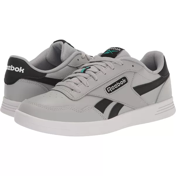 imageReebok UnisexAdult Court Advance SneakerPure GreyBlackClassic Teal