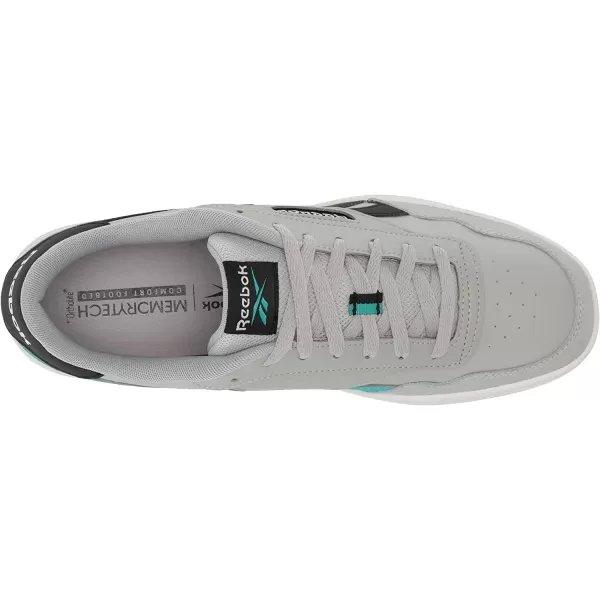 imageReebok UnisexAdult Court Advance SneakerPure GreyBlackClassic Teal
