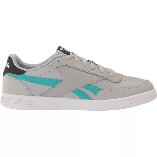 imageReebok UnisexAdult Court Advance SneakerPure GreyBlackClassic Teal