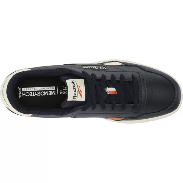imageReebok UnisexAdult Court Advance SneakerVector NavyChalkBurnt Orange