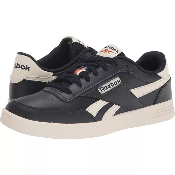 imageReebok UnisexAdult Court Advance SneakerVector NavyChalkBurnt Orange