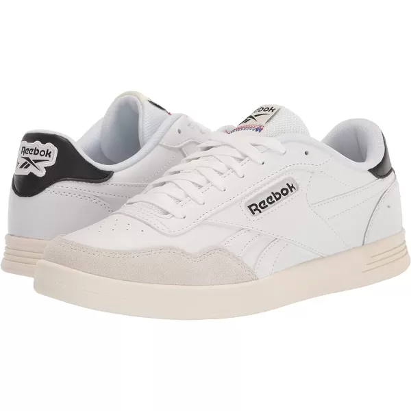 imageReebok UnisexAdult Court Advance SneakerWhiteBlackChalk