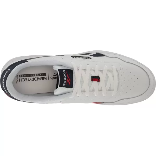 imageReebok UnisexAdult Court Advance SneakerWhiteVector NavyVector Red