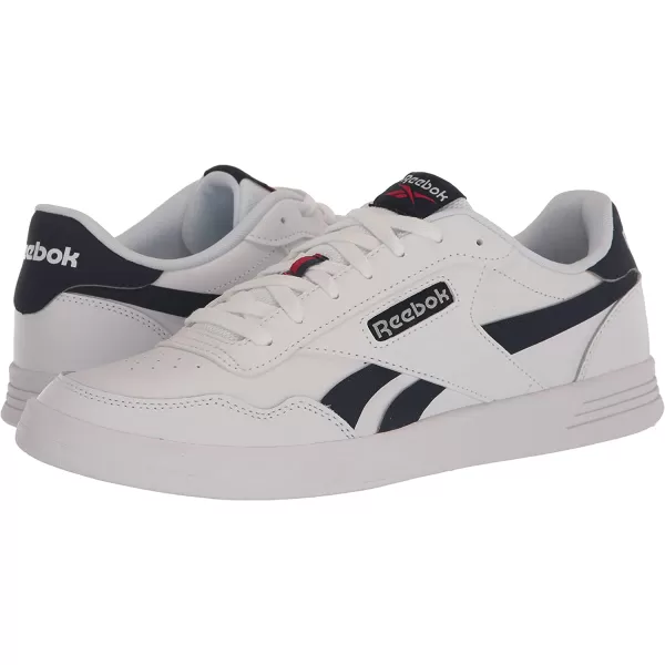 imageReebok UnisexAdult Court Advance SneakerWhiteVector NavyVector Red