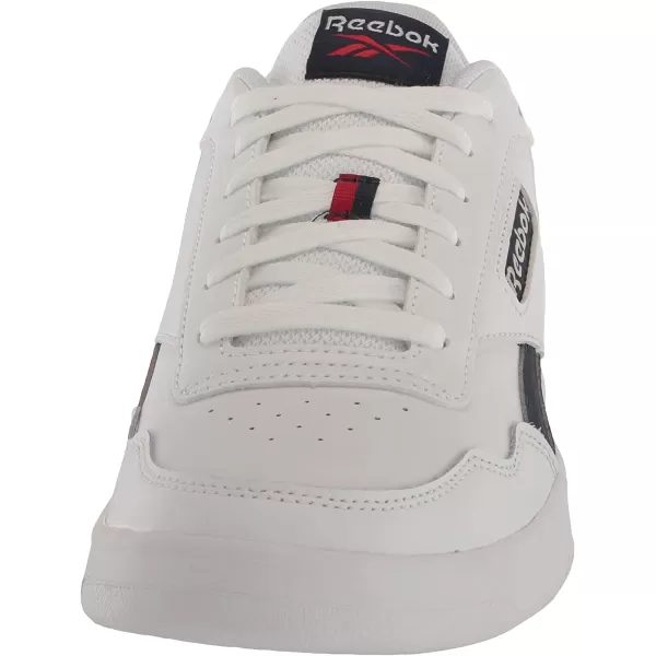 imageReebok UnisexAdult Court Advance SneakerWhiteVector NavyVector Red
