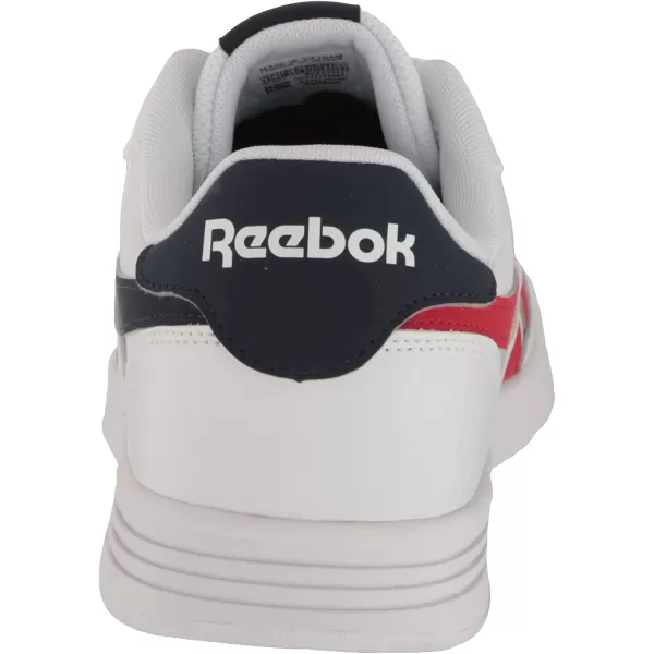 imageReebok UnisexAdult Court Advance SneakerWhiteVector NavyVector Red