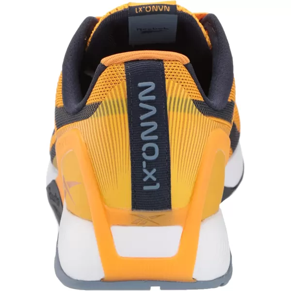 imageReebok UnisexAdult Nano X1 Cross Trainer in Semi Solar GoldRadiant OchreVector Navy