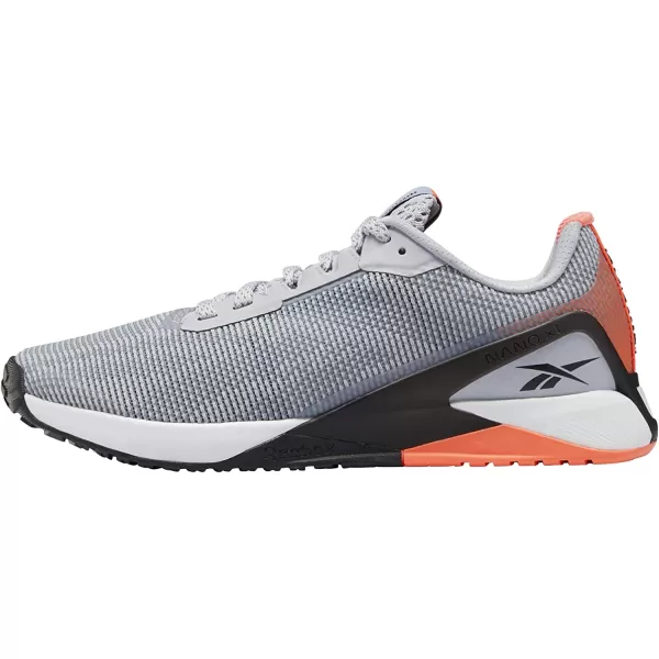 imageReebok UnisexAdult Nano X1 Cross TrainerCold GreyCore BlackOrange Flare