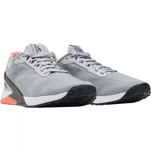 imageReebok UnisexAdult Nano X1 Cross TrainerCold GreyCore BlackOrange Flare