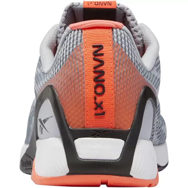 imageReebok UnisexAdult Nano X1 Cross TrainerCold GreyCore BlackOrange Flare