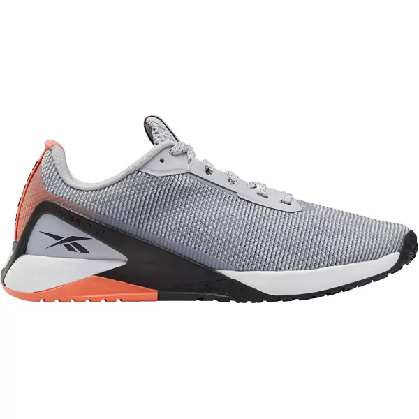 imageReebok UnisexAdult Nano X1 Cross TrainerCold GreyCore BlackOrange Flare