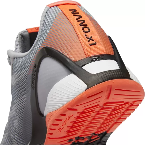 imageReebok UnisexAdult Nano X1 Cross TrainerCold GreyCore BlackOrange Flare