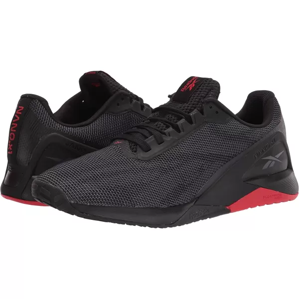 imageReebok UnisexAdult Nano X1 Cross TrainerCore BlackTrue GreyVector Red