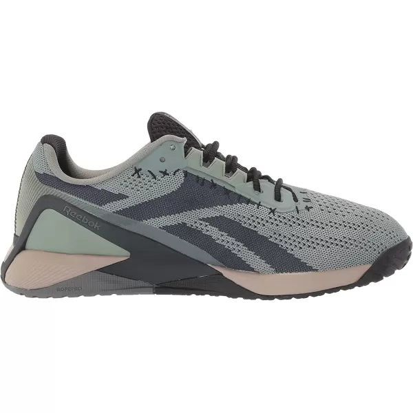 imageReebok UnisexAdult Nano X1 Cross TrainerHarmony GreenBlackPure Grey