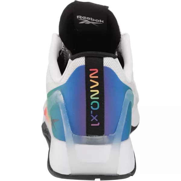 imageReebok UnisexAdult Nano X1 Cross TrainerPrideWhiteRainbow Print