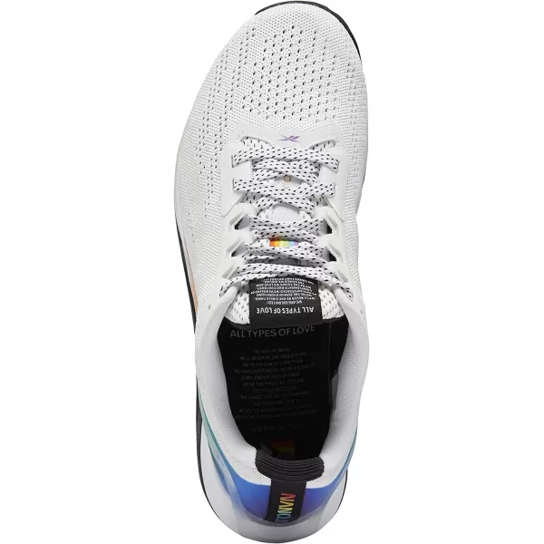 imageReebok UnisexAdult Nano X1 Cross TrainerPrideWhiteRainbow Print