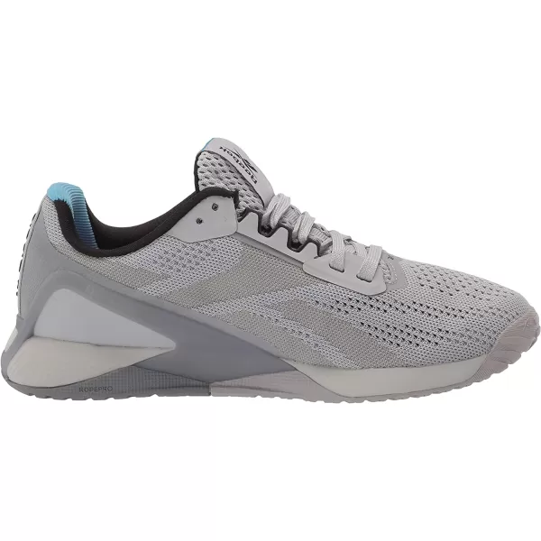 imageReebok UnisexAdult Nano X1 Cross TrainerPure GreyRadiant Aqua
