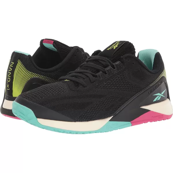 imageReebok UnisexAdult Nano X1 Cross TrainerVegan CollectionBlackPinkBlue