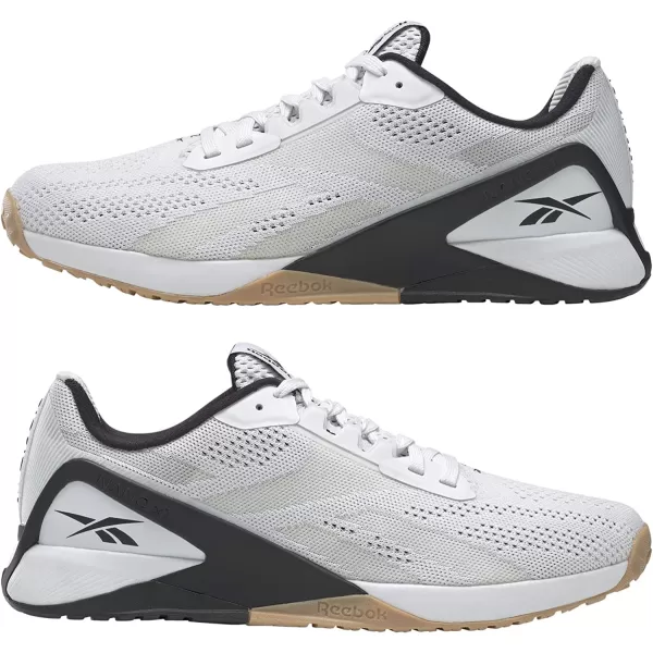 imageReebok UnisexAdult Nano X1 Cross TrainerWhiteBlackRubber Gum