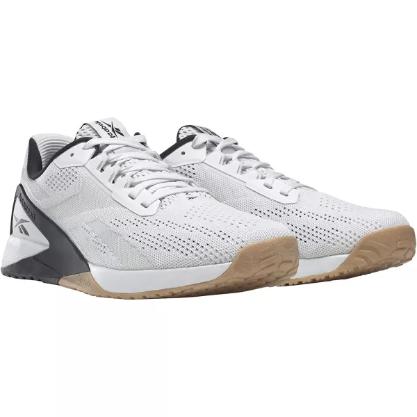 imageReebok UnisexAdult Nano X1 Cross TrainerWhiteBlackRubber Gum