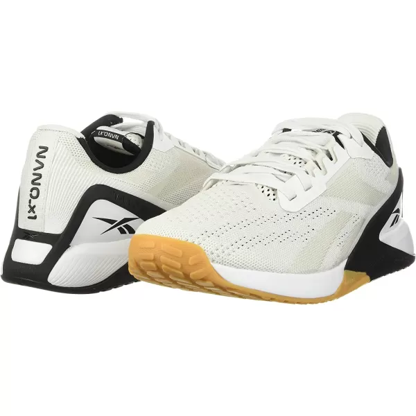 imageReebok UnisexAdult Nano X1 Cross TrainerWhiteBlackRubber Gum