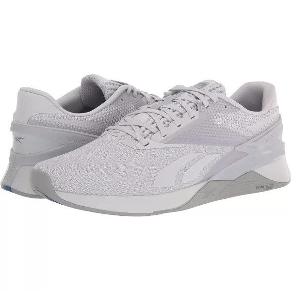 imageReebok UnisexAdult Nano X3 SneakerCold GreyVector Blue