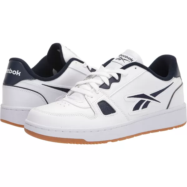 imageReebok UnisexAdult Resonator Low Cross TrainerWhiteVector NavyGum