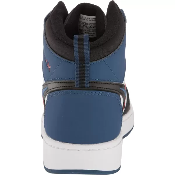 imageReebok UnisexAdult Resonator Mid Basketball Shoes  WhiteBlackBatik Blue
