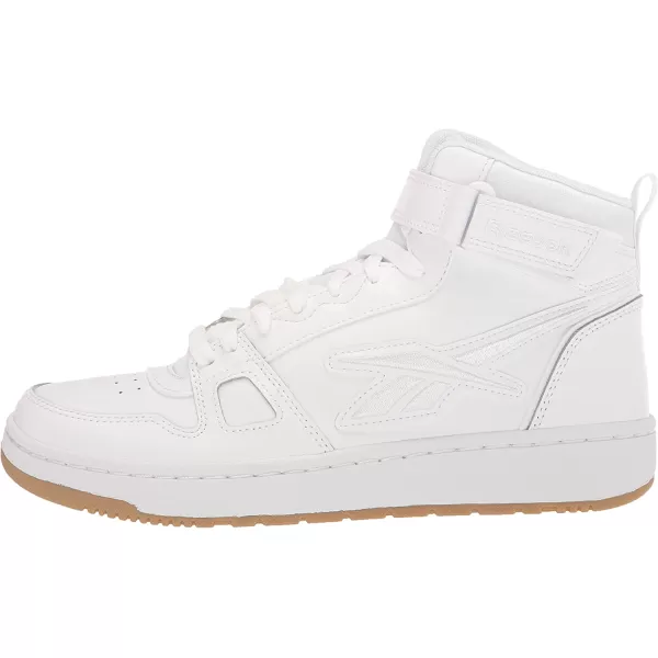imageReebok UnisexAdult Resonator Mid Basketball Shoes  WhiteGum