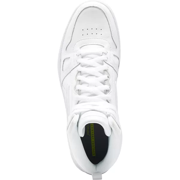 imageReebok UnisexAdult Resonator Mid Basketball Shoes  WhitePure Grey