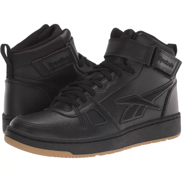 imageReebok UnisexAdult Resonator Mid Basketball Shoes in BlackGum