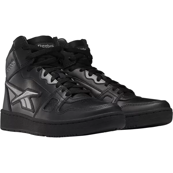 imageReebok UnisexAdult Resonator Mid Basketball ShoesBlackPure Grey