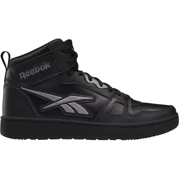 imageReebok UnisexAdult Resonator Mid Basketball ShoesBlackPure Grey