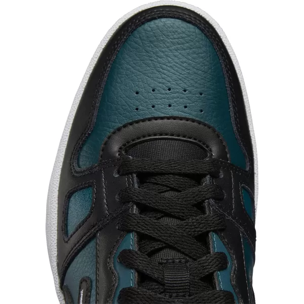 imageReebok UnisexAdult Resonator Mid Basketball ShoesCore BlackMidnight PineWhite