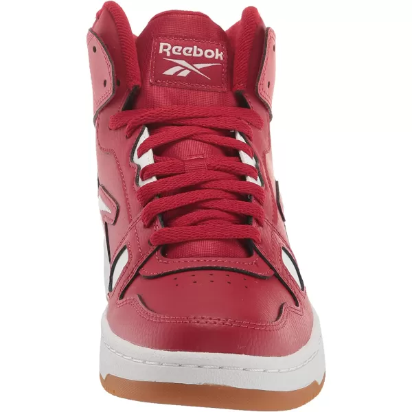 imageReebok UnisexAdult Resonator Mid Basketball ShoesFlash RedWhite