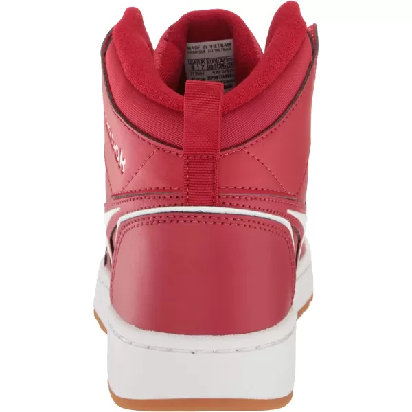 imageReebok UnisexAdult Resonator Mid Basketball ShoesFlash RedWhite