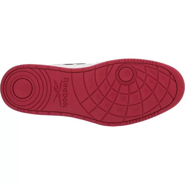 imageReebok UnisexAdult Resonator Mid Basketball ShoesFlash RedWhiteBlack