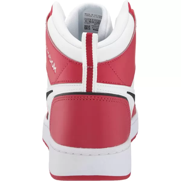 imageReebok UnisexAdult Resonator Mid Basketball ShoesFlash RedWhiteBlack